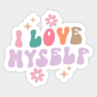 I Love Myself Sticker